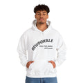 Dewdouble Unisex "Maximum Aura" Hoodie - Minimal Arch Logo Pullover