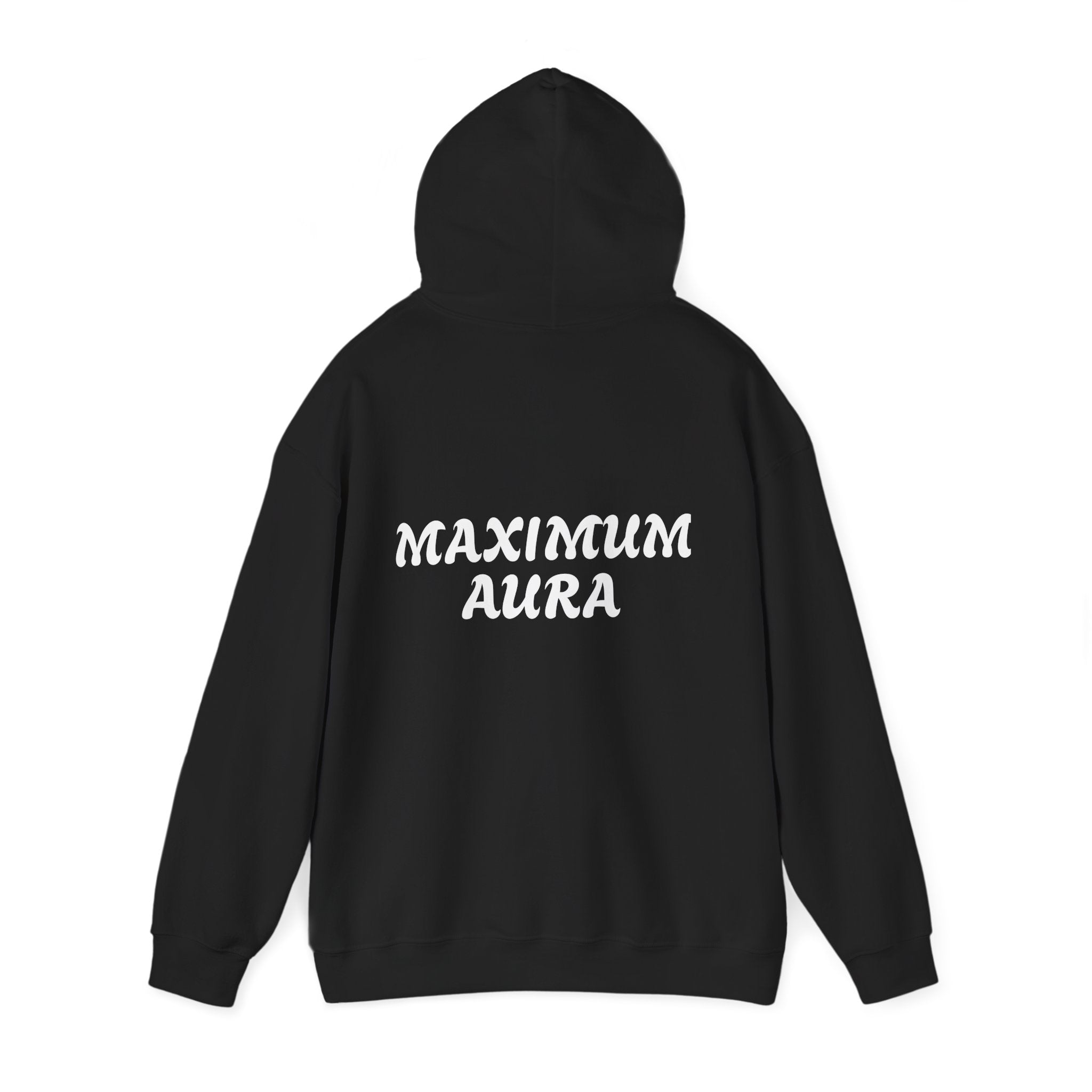 Dewdouble Unisex "Maximum Aura" Hoodie - Minimal Arch Logo Pullover