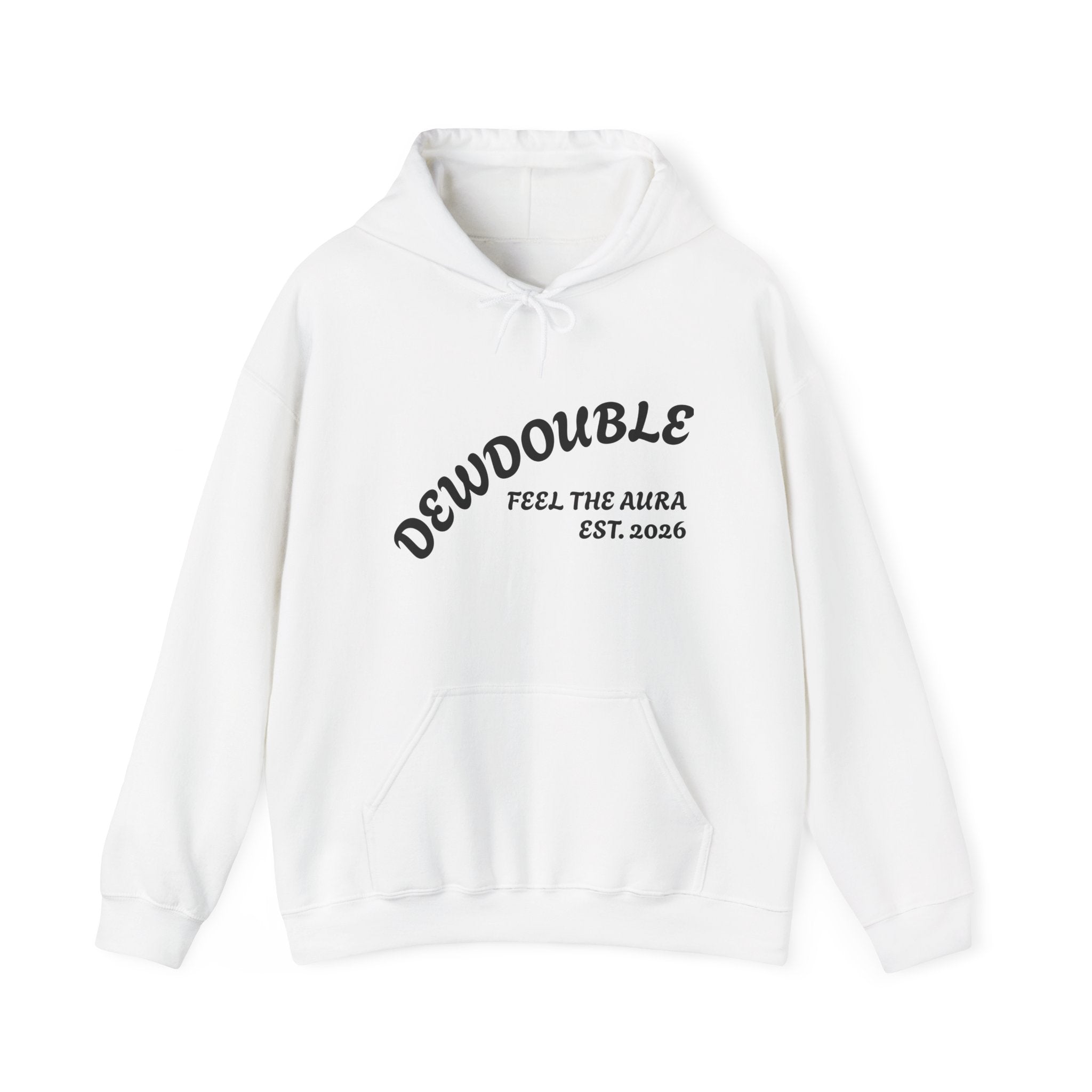 Dewdouble "Maximum Aura" Hoodie - Minimal Arch Logo Pullover