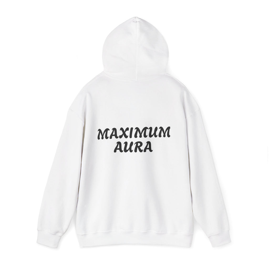 Dewdouble Unisex "Maximum Aura" Hoodie - Minimal Arch Logo Pullover