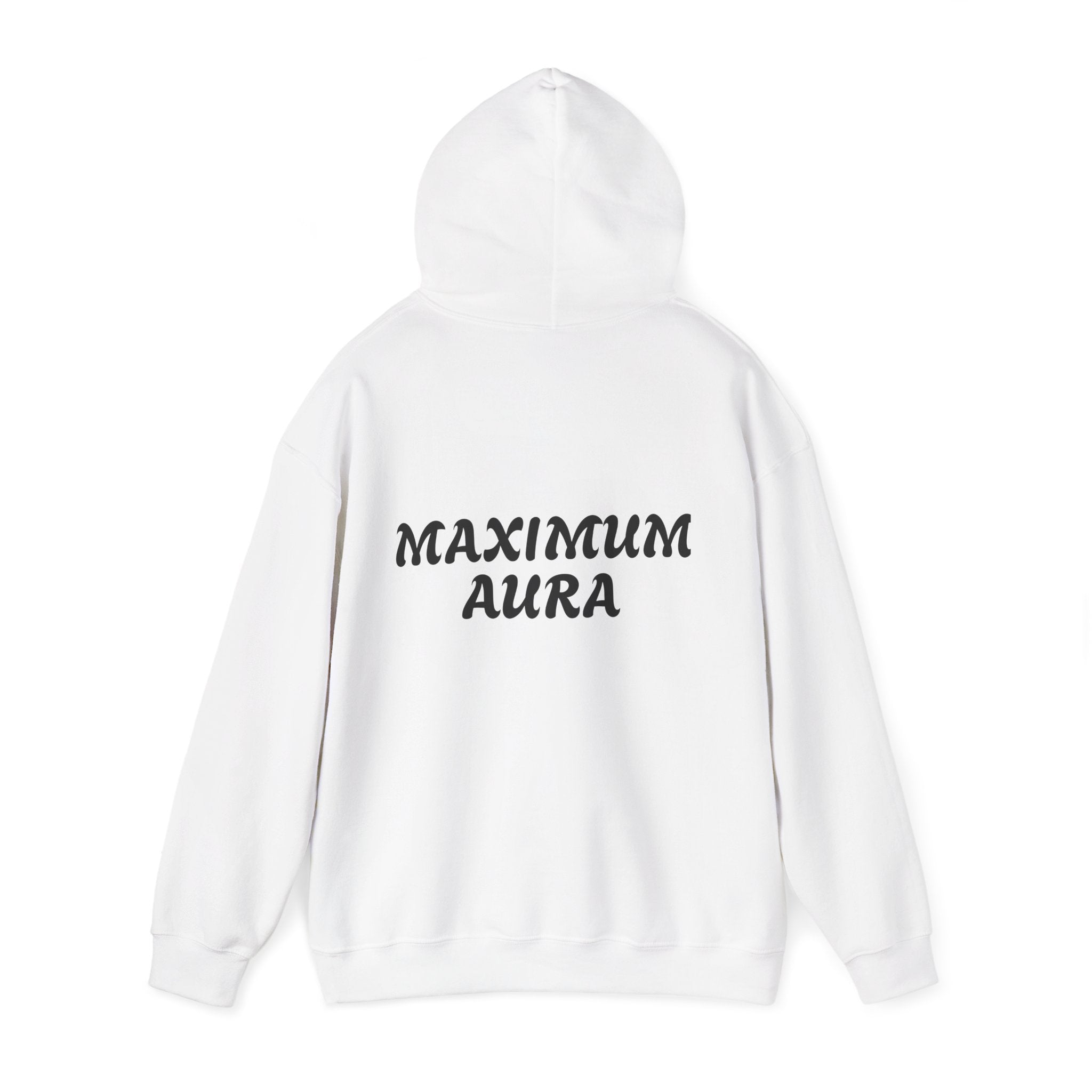 Dewdouble Unisex "Maximum Aura" Hoodie - Minimal Arch Logo Pullover